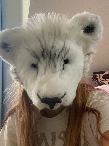Handmade white wolf - –,