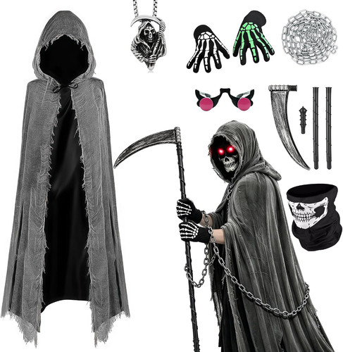 Sensenmann kostüm set - kostüm, set-7er