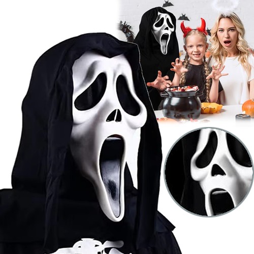 Halloween horror scream maske - horror,