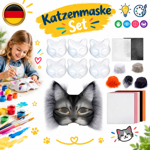 Diy set katzenmaske - diy,