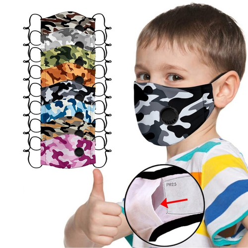 Kinder maske camouflage - kinder,