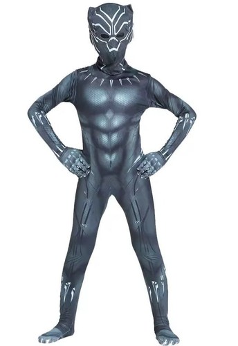 Kinderkostüm black panther - black,