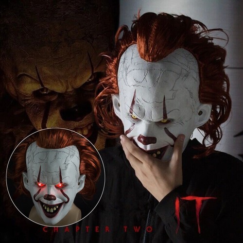 Pennywise clown maske led - pennywise,