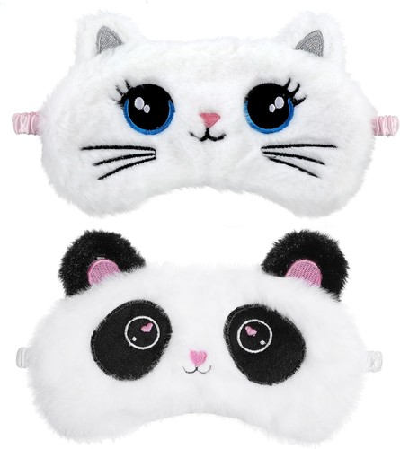 2er pack plüsch schlafmaske - pack,