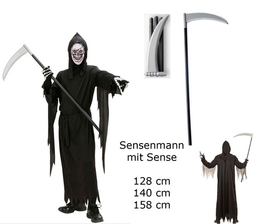 Kinder kostüm sensenmann - kostüm, +