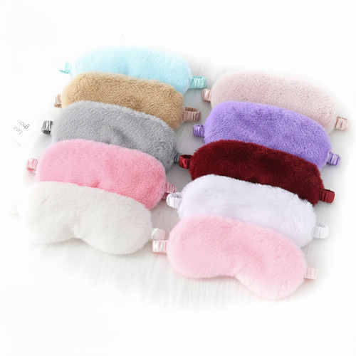 Augenmaske schlafmaske plüsch - schlafmaske,