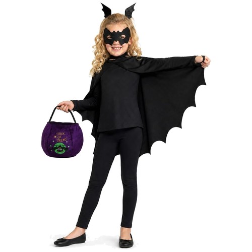 Fledermaus kinderkostüm set - fledermaus,